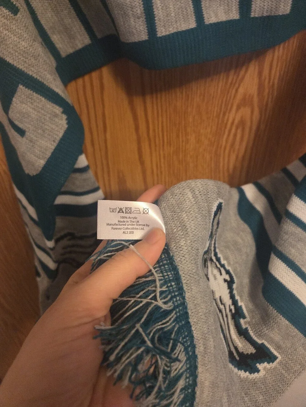 NFL Philadelphia Eagles Super Bowl 52 Champions Scarf NWT